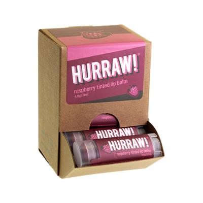 Hurraw! Organic Lip Balm Tinted Raspberry 4.8g x 24 Display